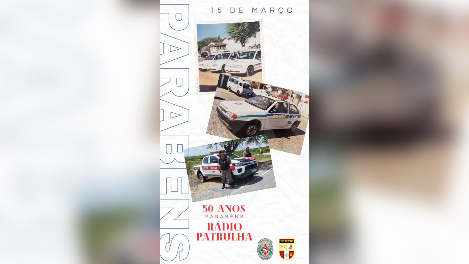 Rádio Patrulha da Polícia Militar da Paraíba comemora seu 50º aniversário