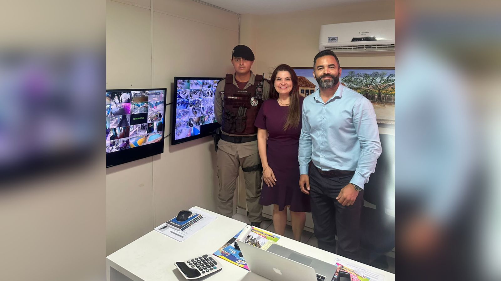 Diante de acontecimentos no RN, direção do Colégio Ágape se reúne com o 3º BPM, tranquiliza os pais e diz que aulas seguem normalmente com segurança