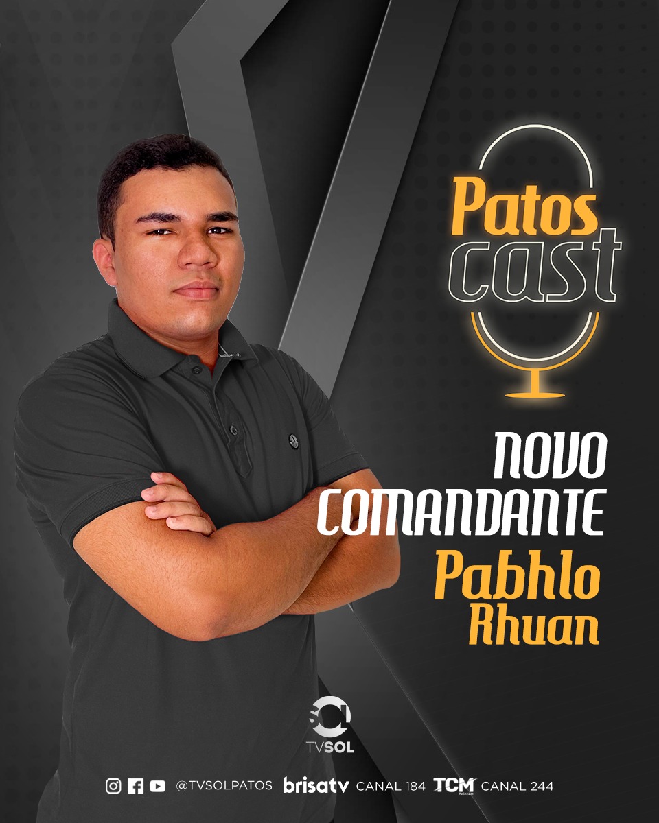 Pabhlo Rhuan é o novo apresentador do programa PatosCast, na TV Sol