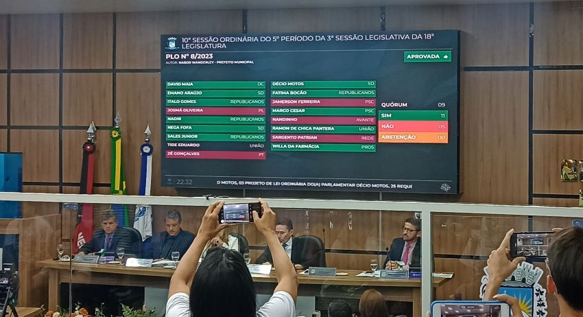 Câmara Municipal aprova em primeira votação, Projeto de Lei que retira gratificação da enfermagem após piso nacional da categoria