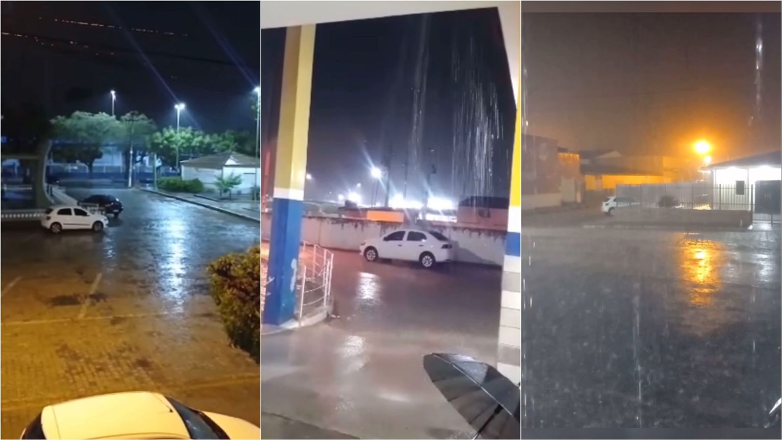 Chove forte em Patos e região. Moradores da Capital do Sertão já relatam falta de energia elétrica em alguns bairros