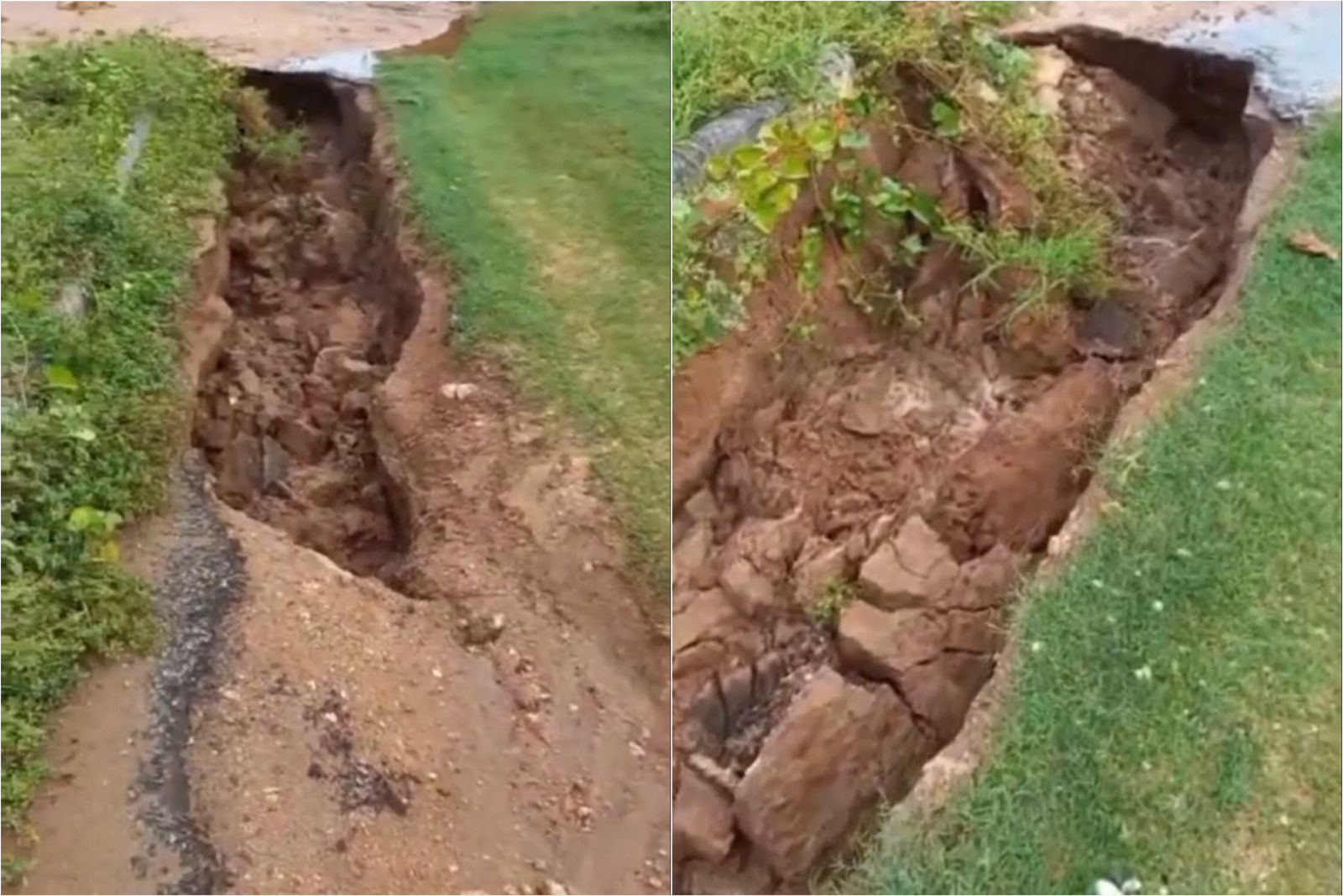 Moradores do Conjunto Ridete Leite, em Patos, reclamam de buraqueira após chuvas e cobram providências da prefeitura; gestão diz que equipes irão até o local