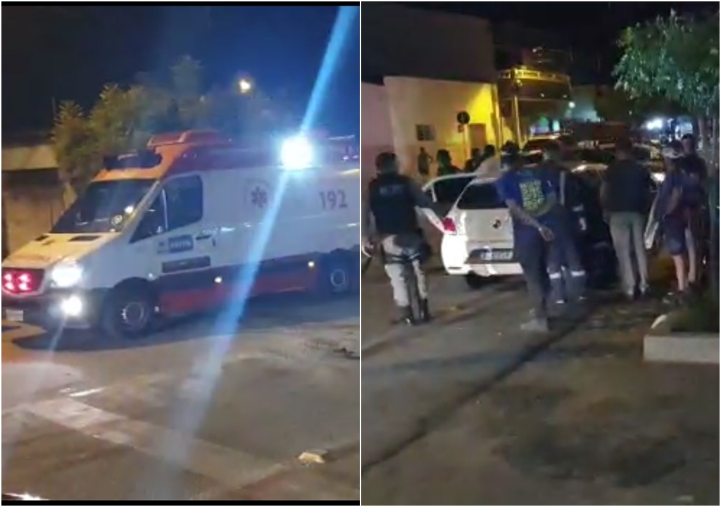 Acidente é registrado na noite desta quinta-feira (23), em Patos; passageira de um dos carros fica desacordada. VÍDEO