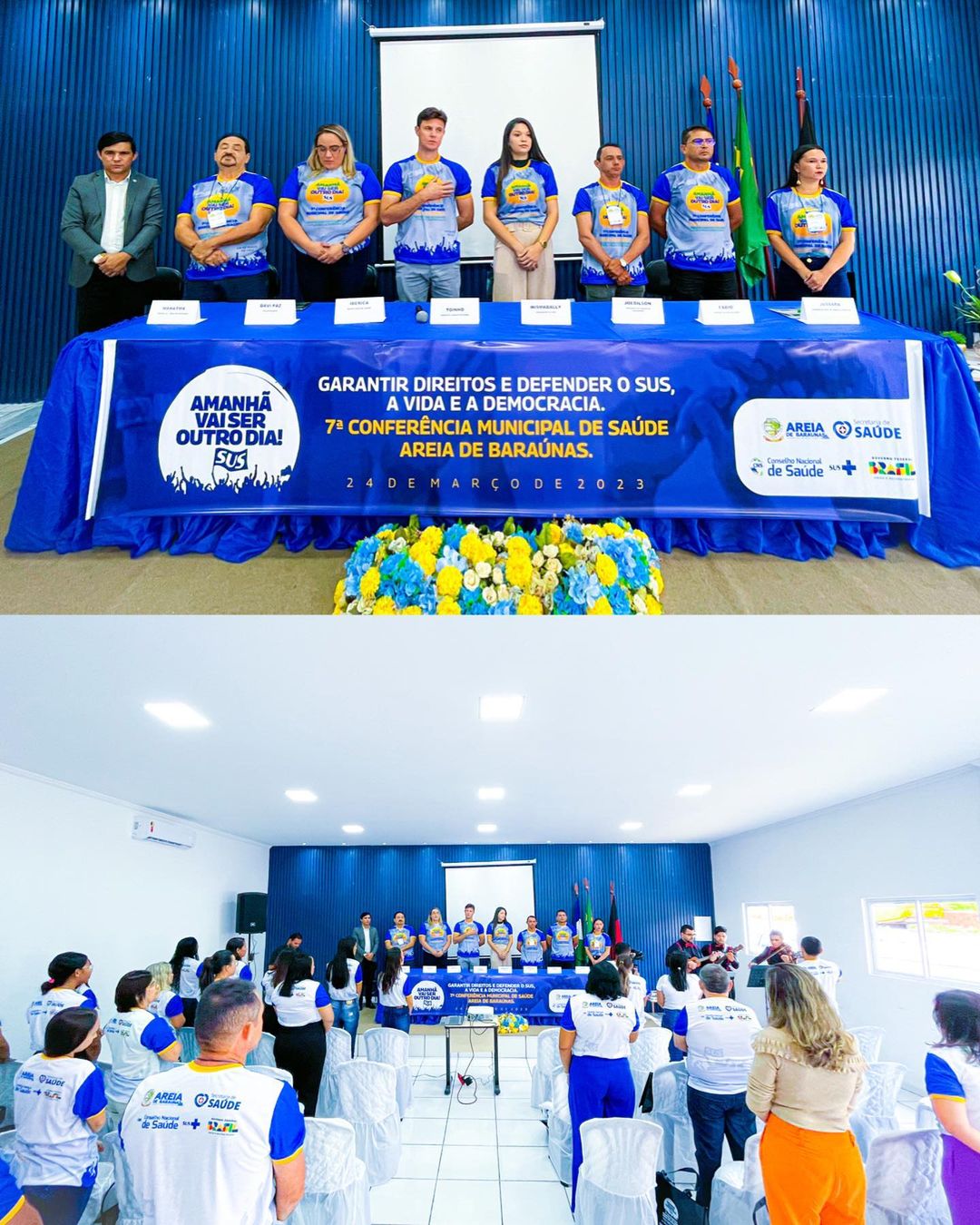 VII Conferência Municipal de Saúde é realizada em Areia de Baraúnas