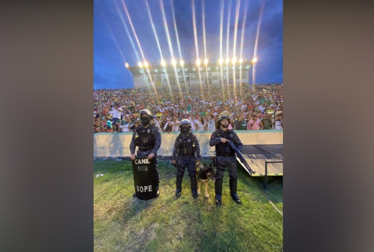 Polícia Militar apreende munições e drogas e conduz três torcedores à delegacia, em jogo entre Sousa x Botafogo-PB