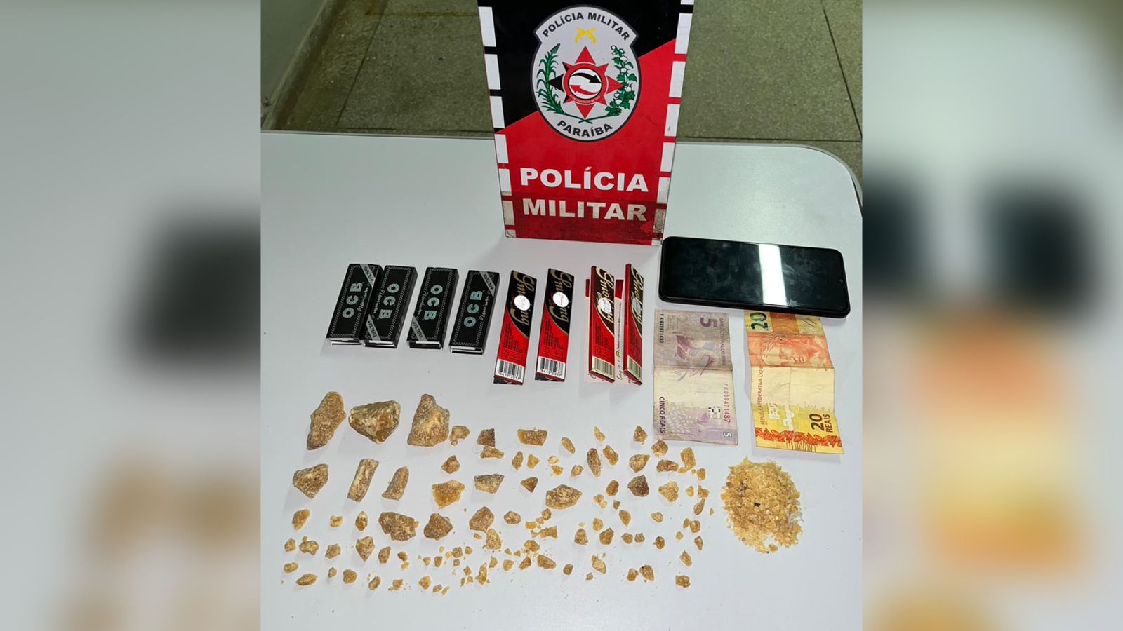 Polícia Militar prende homem em flagrante por tráfico de drogas em Desterro, na PB