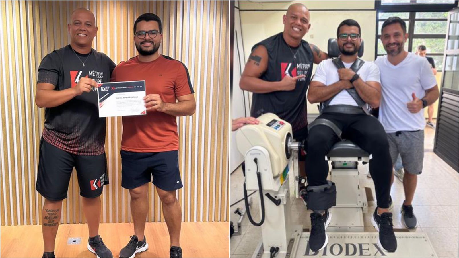 Fisioterapeuta patoense se destaca em método avançado de reabilitação de joelho e participa de curso na cidade de Londrina-PR