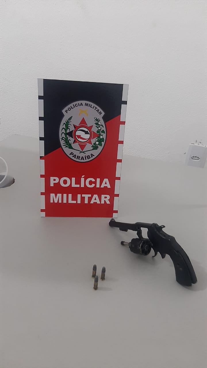 Polícia Militar apreende arma de fogo nesta terça-feira (28), em São José do Bonfim