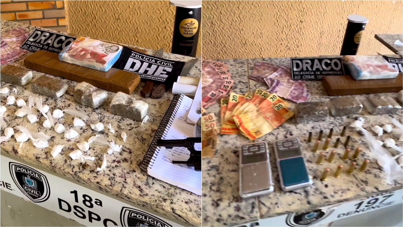 Força-tarefa: DRACO e DHE de Patos prendem traficante de drogas na cidade de Jericó-PB. VÍDEO