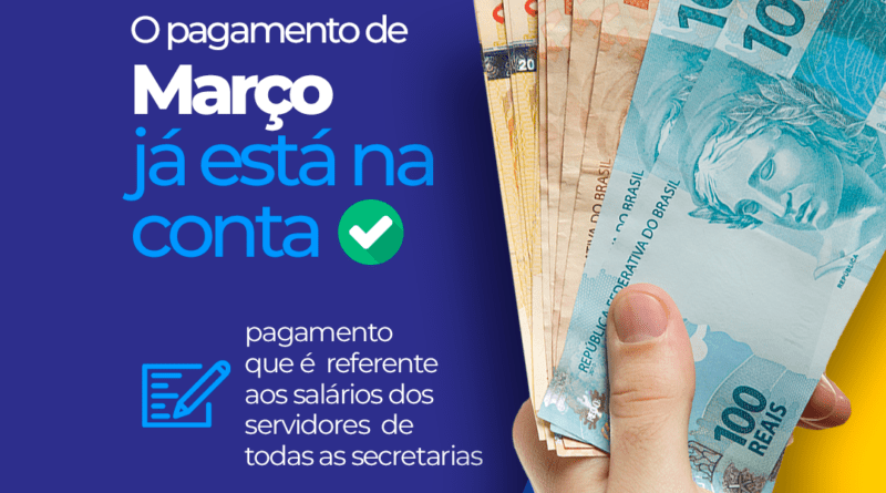 Prefeitura de Catingueira paga salários referente ao mês de março aos funcionários municipais