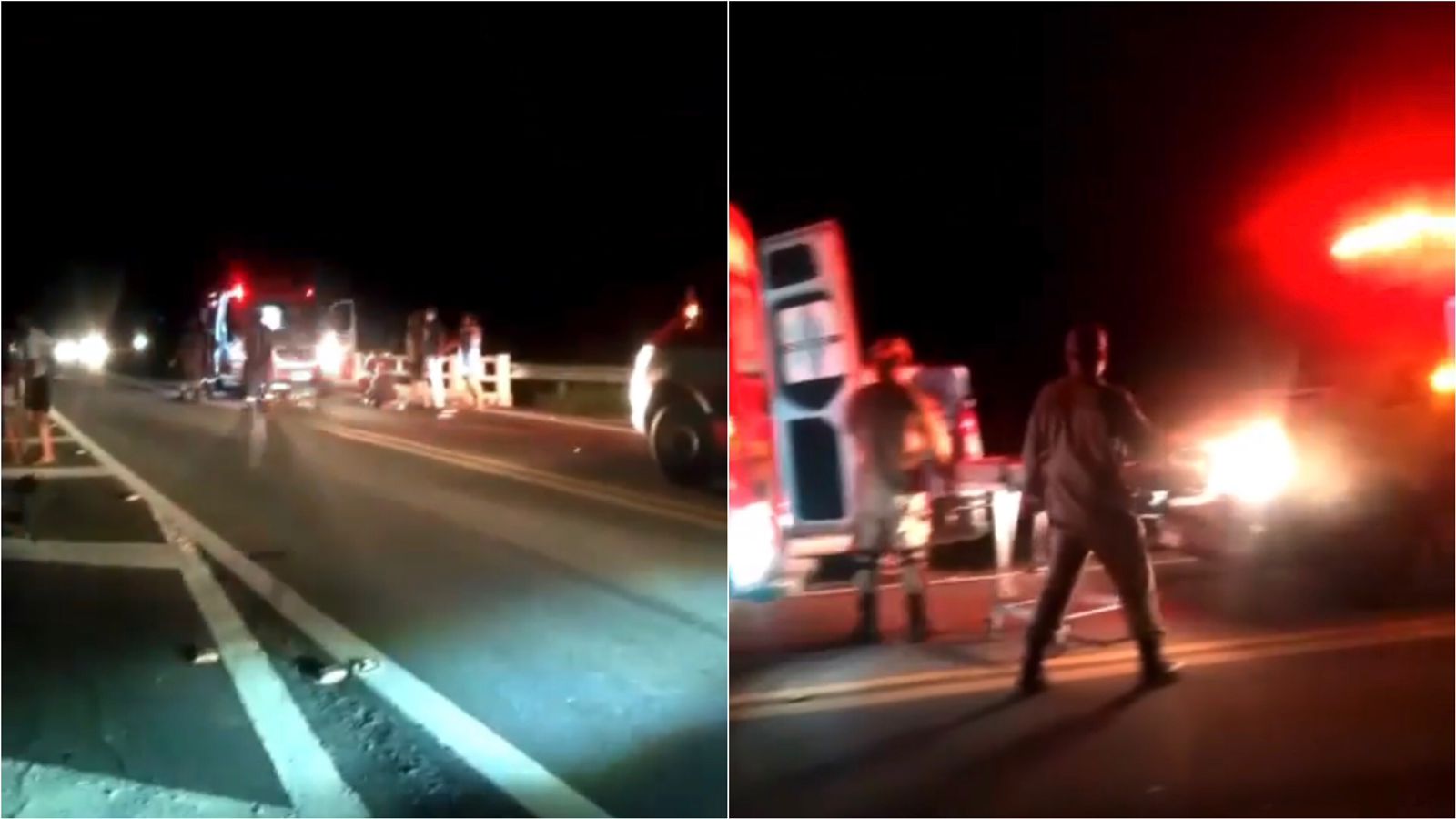 Grave colisão envolvendo dois carros e uma moto é registrada na noite desta sexta-feira (31), na BR-230, próximo ao distrito de Santa Gertrudes. VÍDEO