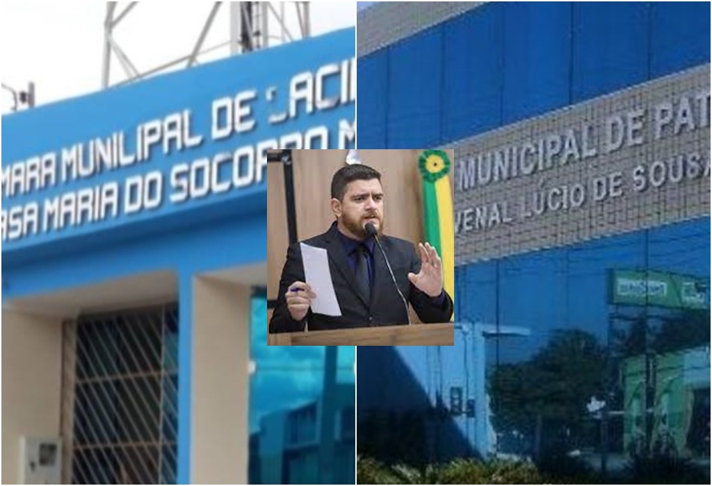 Vereador patoense faz duras críticas aos vereadores de Cacimbas (PB), e chega a fazer analogia com Patos. Ouça