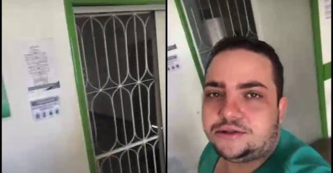 VÍDEO: Enfermeiro é impedido de assumir plantão e denuncia ‘represália política’ no Hospital de Piancó