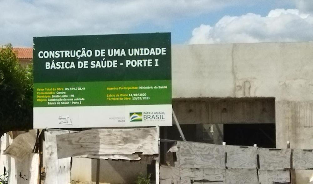 MPF abre inquérito para investigar possíveis irregularidades em construção de UBS na cidade de Santa Luzia-PB