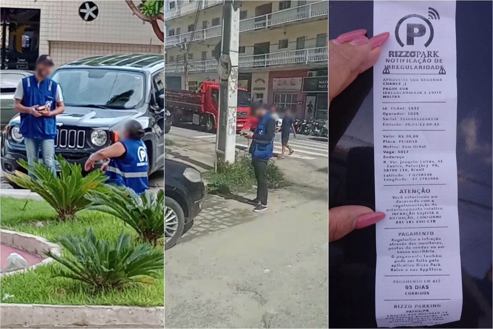 Polêmica: Empresa Rizzo Park está operando Zona Azul e cobrando estacionamento no Centro de Patos; Jurídico da STTRANS orienta população a não pagar. VÍDEO