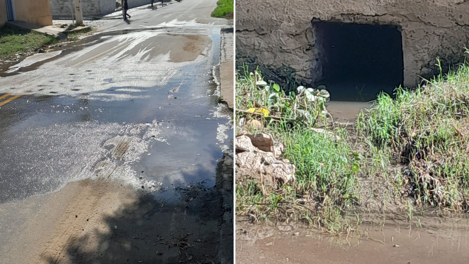 Moradores da Rua Pedro Xavier, no bairro da Maternidade, em Patos, denunciam galeria a céu aberto há mais de 2 meses