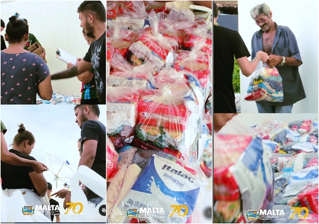 Prefeitura de Malta entrega kits jejum a população