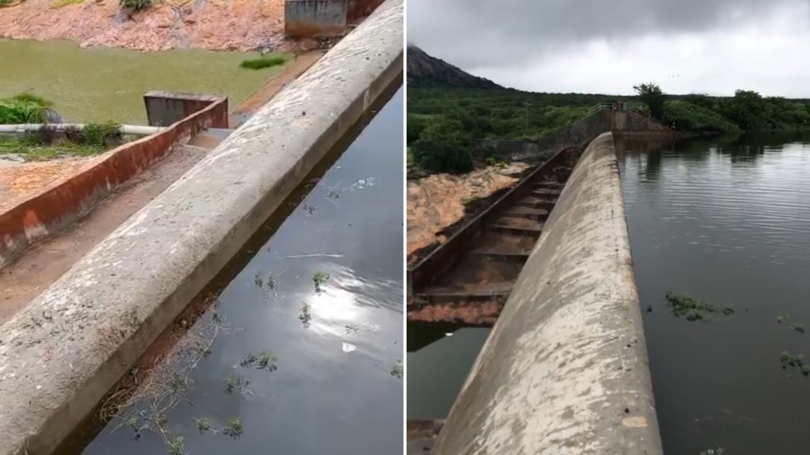 Barragem da Farinha, em Patos, segue se aproximando do seu transbordamento; Veja Vídeo