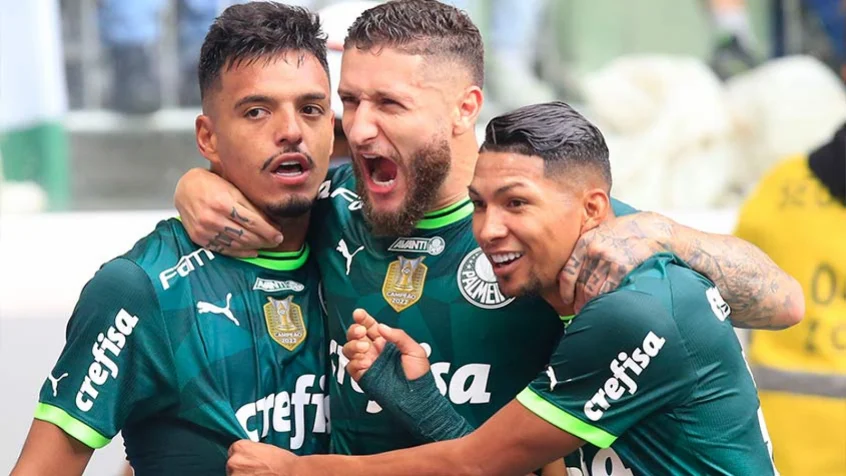 Gabriel Menino brilha de novo, Palmeiras goleia o Água Santa e é campeão do Paulistão de 2023