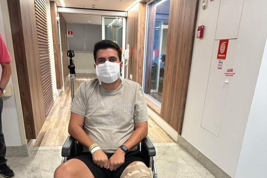 Deputado Wilson Filho se recupera após cirurgia de retirada de tumor no fêmur e comemora: 