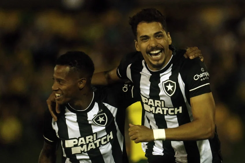 Com dois gols de Eduardo, Botafogo vence Ypiranga e encaminha classificação na Copa do Brasil