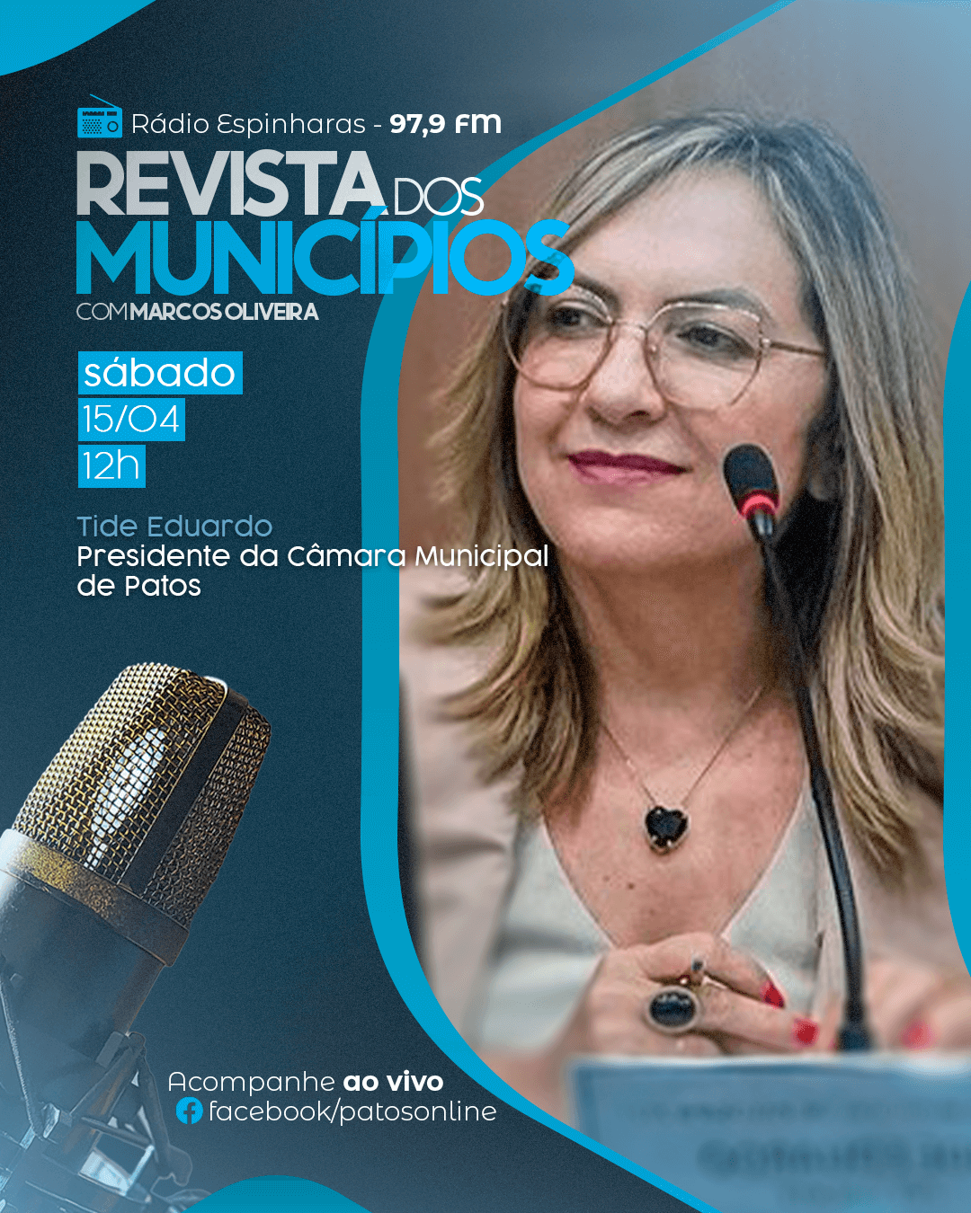 Programa Revista dos Municípios retorna à Rádio Espinharas FM com foco na política da região de Patos (PB)