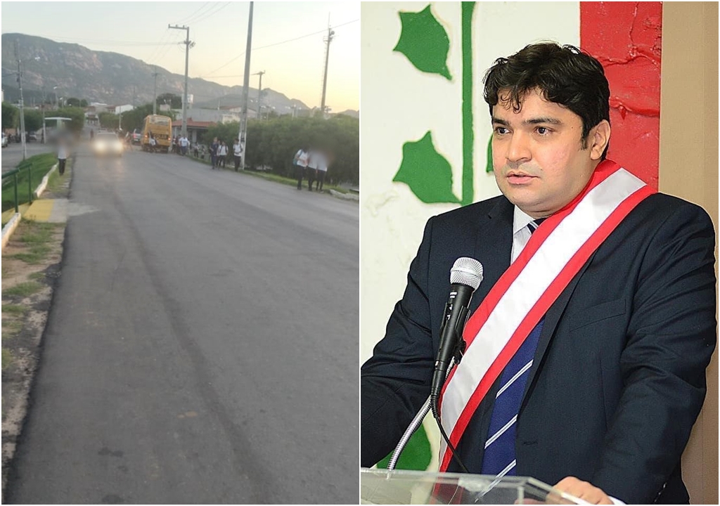 Prefeito de São José do Bonfim tranquiliza população e afirma que sinalização de via pública será feita em breve