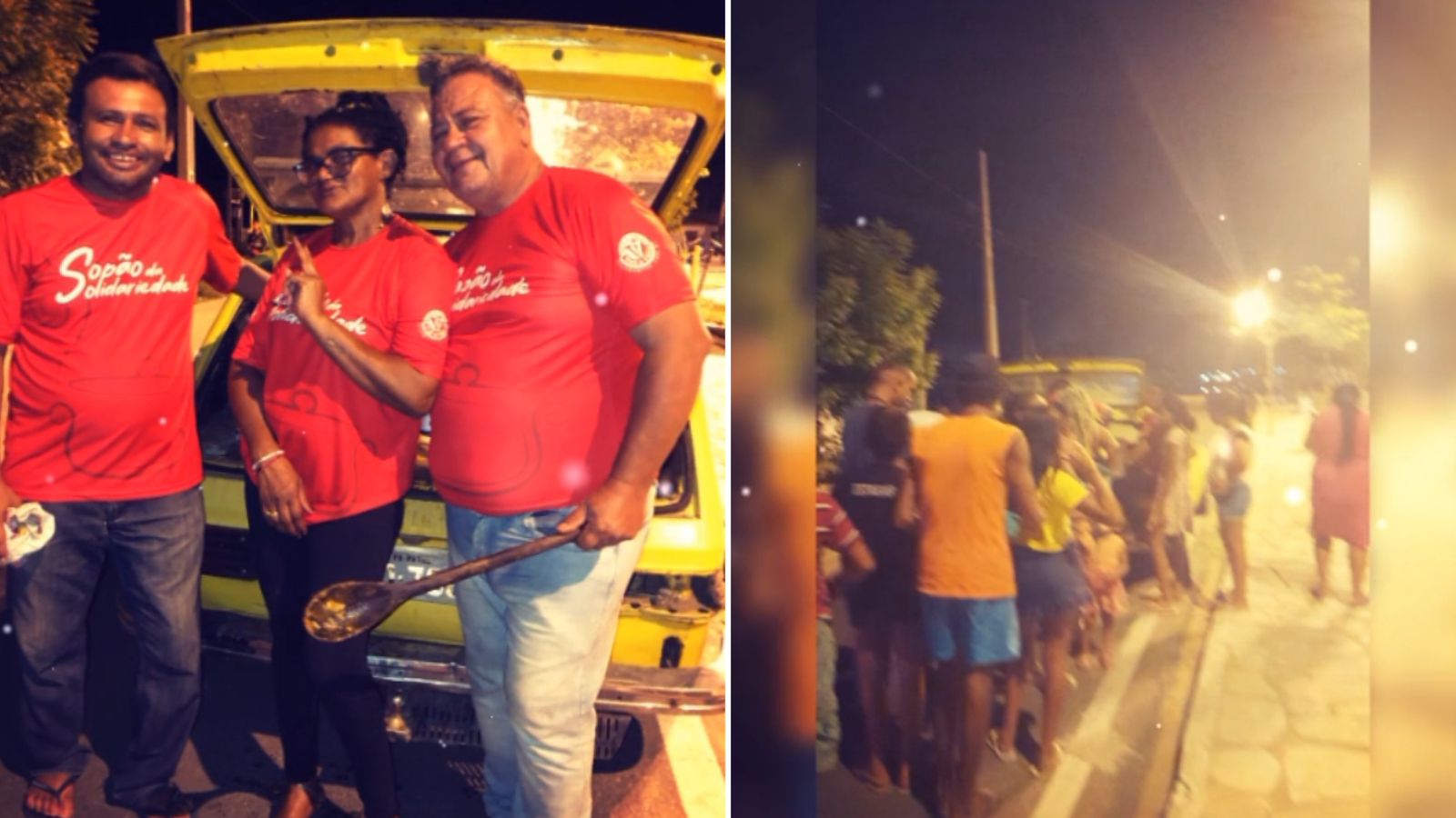 Projeto Sopão da Solidariedade distribuiu sopa para mais de 140 pessoas na praça do Zé Mariz, em Patos; Veja Vídeo