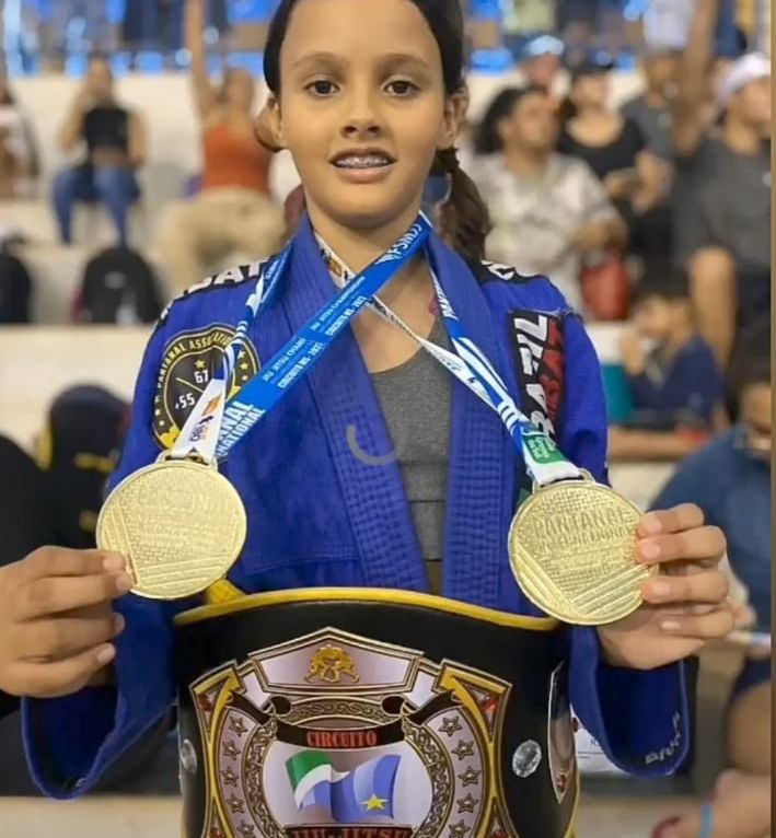 Adolescente de 12 anos natural de Patos e que mora no Mato Grosso do Sul vem se destacando no Jiu-jítsu e deseja disputar o Mundial no Rio de Janeiro em outubro
