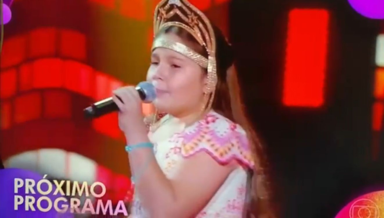 Paraíbana de São José do Sabugi, Sofia Simplício, de 11 anos, se apresentará no The Voice Kids no próximo domingo (23)