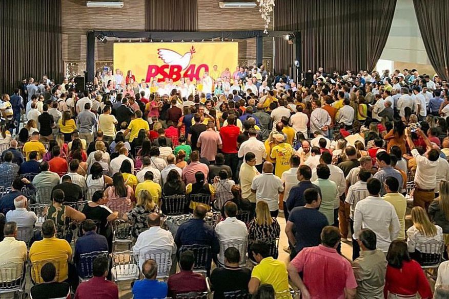 PSB da Paraíba filia mais de 70 prefeitos durante solenidade de posse do diretório estadual