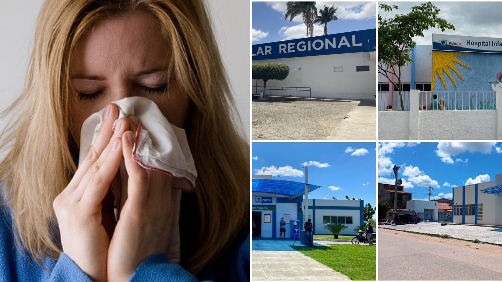 Em Patos, onda de virose sazonal sobrecarrega unidades públicas hospitalares