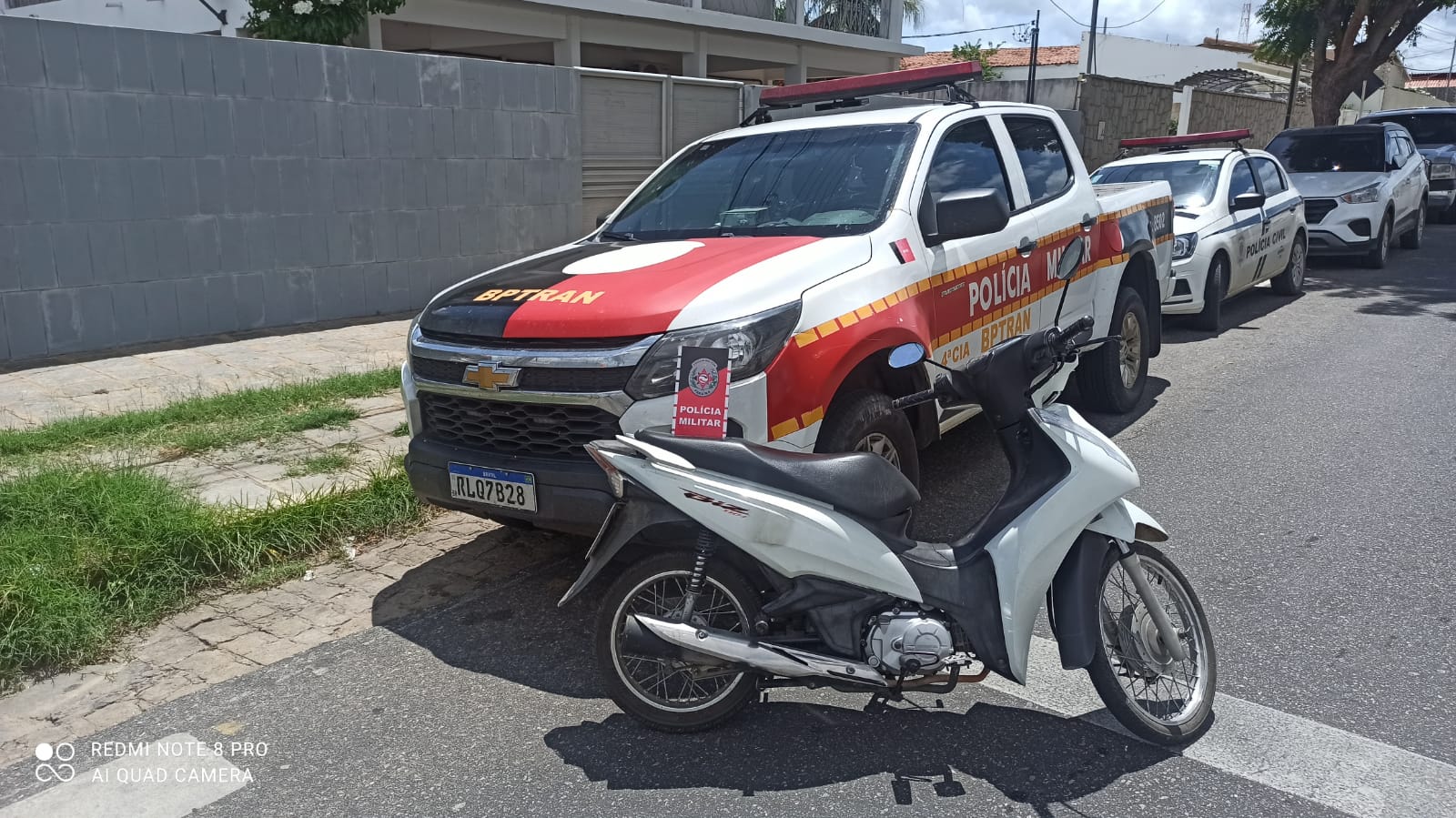 Polícia Militar recupera nesta quarta-feira (19), moto na cidade de Patos