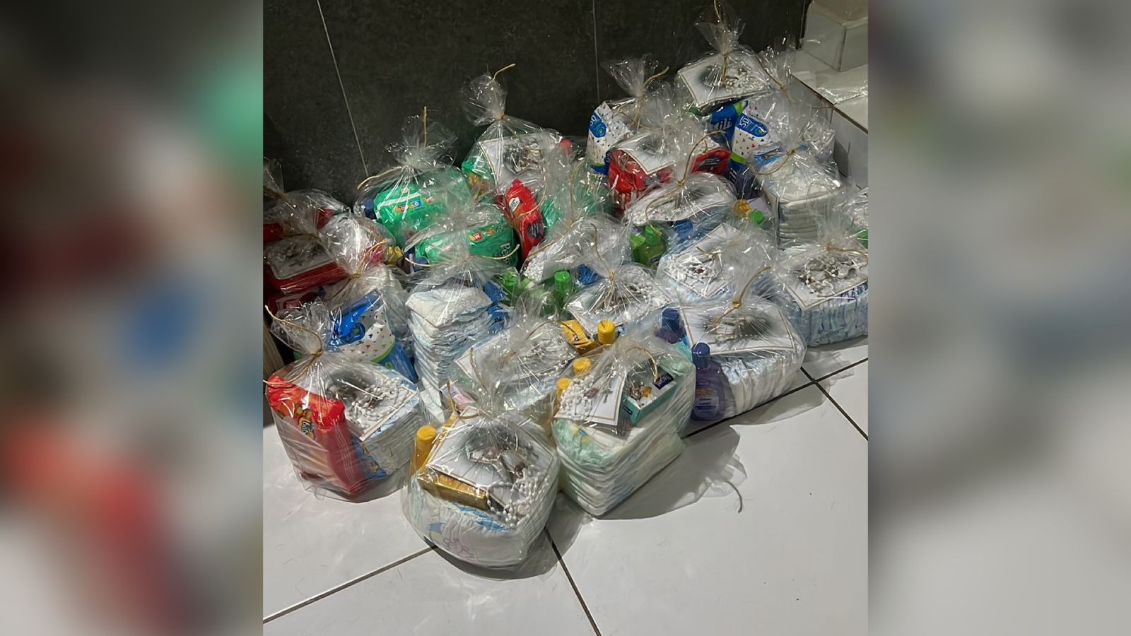 Pastoral da Criança e Terço das Crianças distribuem kits para gestantes e lactantes, em Santa Luzia