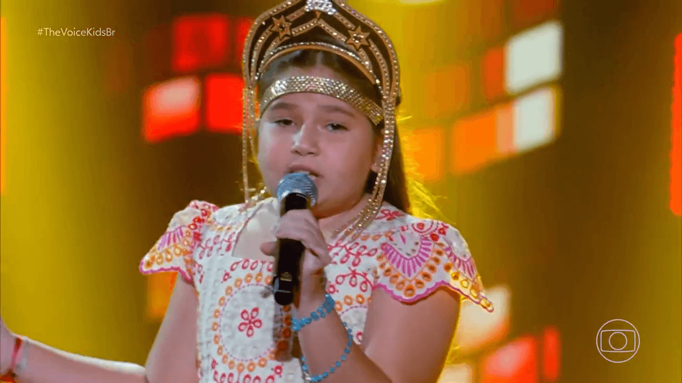 Ao som de Feira de Mangaio, pequena Sofia Simplício, de São José do Sabugi, dá show no The Voice Kids e está classificada para a próxima fase
