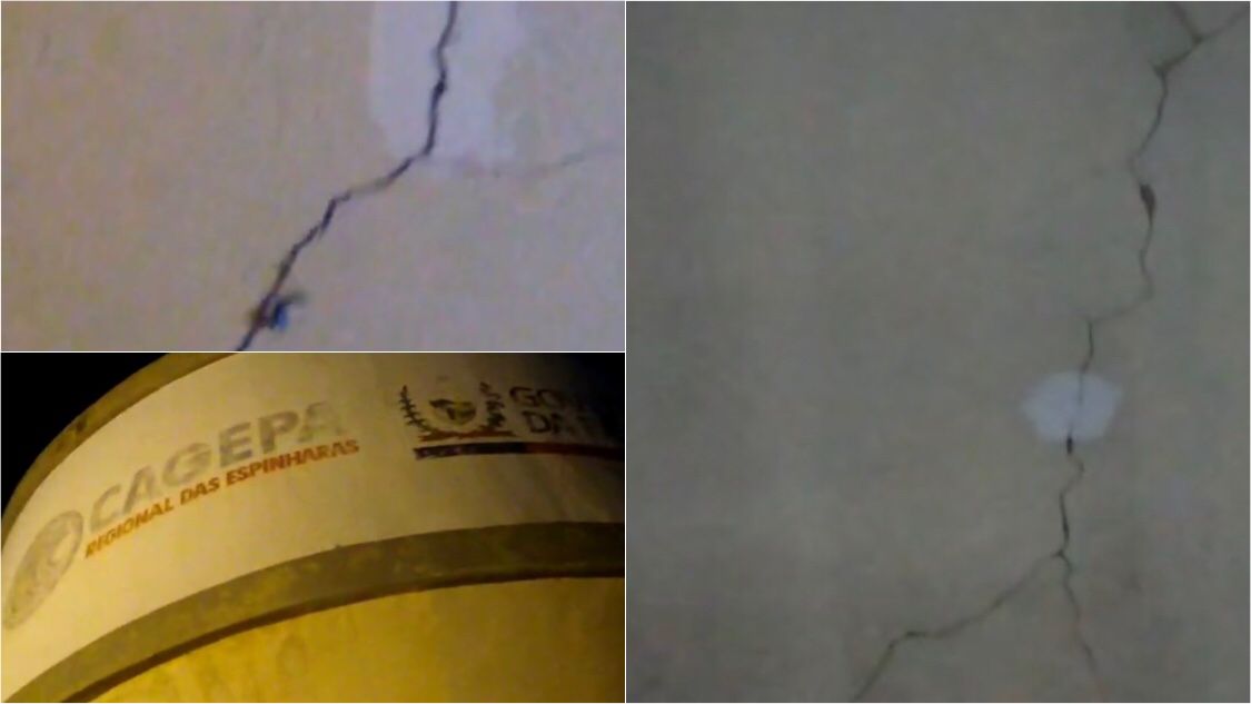 Moradores temem desabamento em reservatório da CAGEPA no Salgadinho. Cagepa se pronuncia