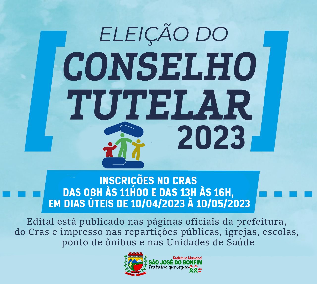 Prefeitura de São José do Bonfim lança edital de inscrição para a eleição dos Conselheiros Tutelares 2023