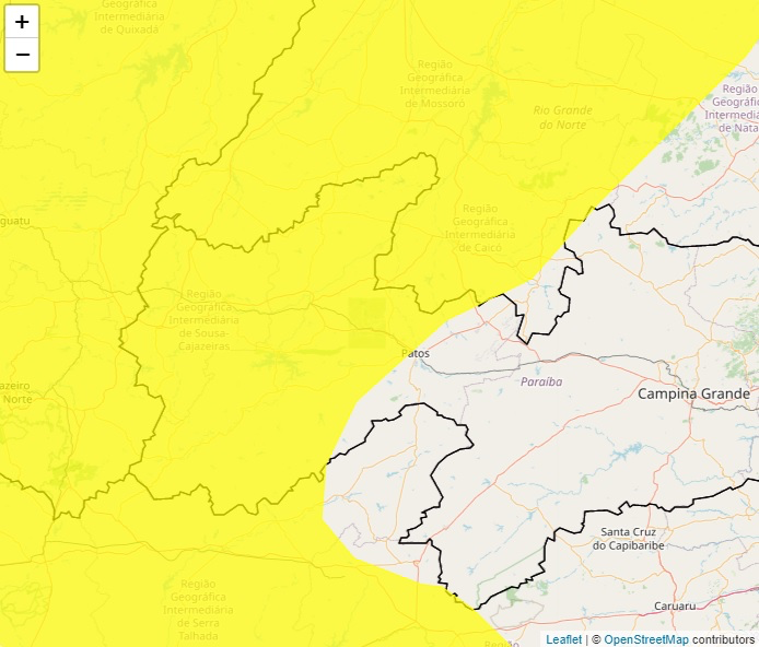 Inmet emite alerta de chuvas intensas para Patos e mais de 70 cidades da Paraíba; veja locais e orientações