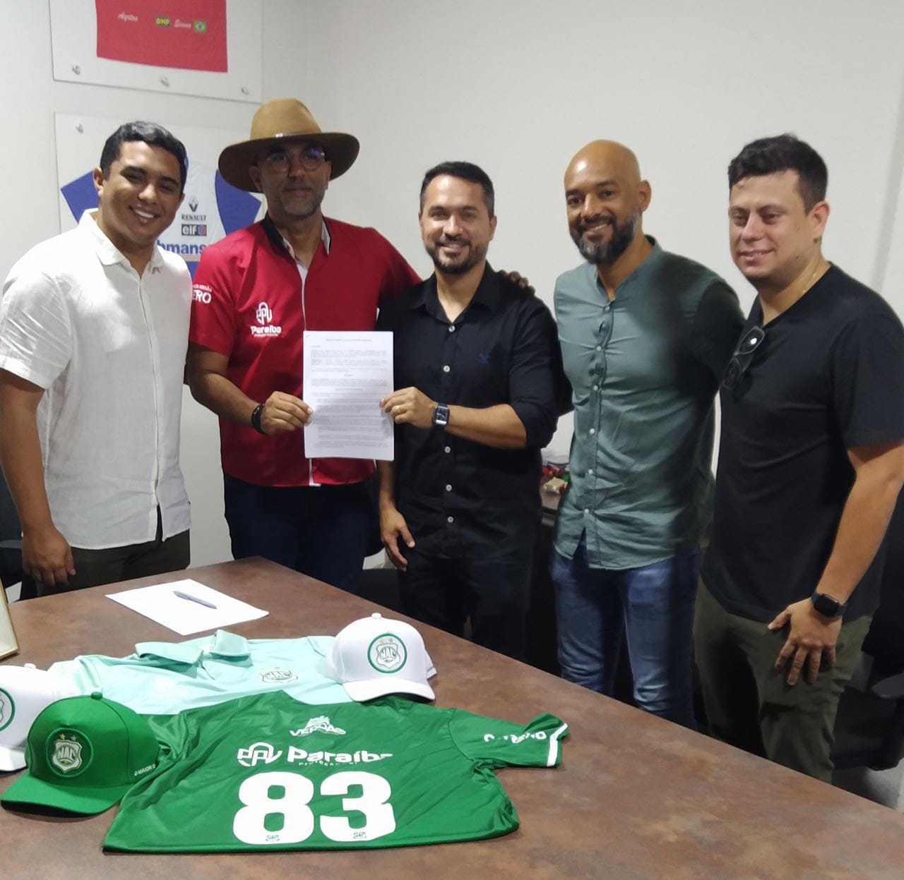 Nacional de Patos firma parceria com a empresa PPV para a Série D do Campeonato Brasileiro