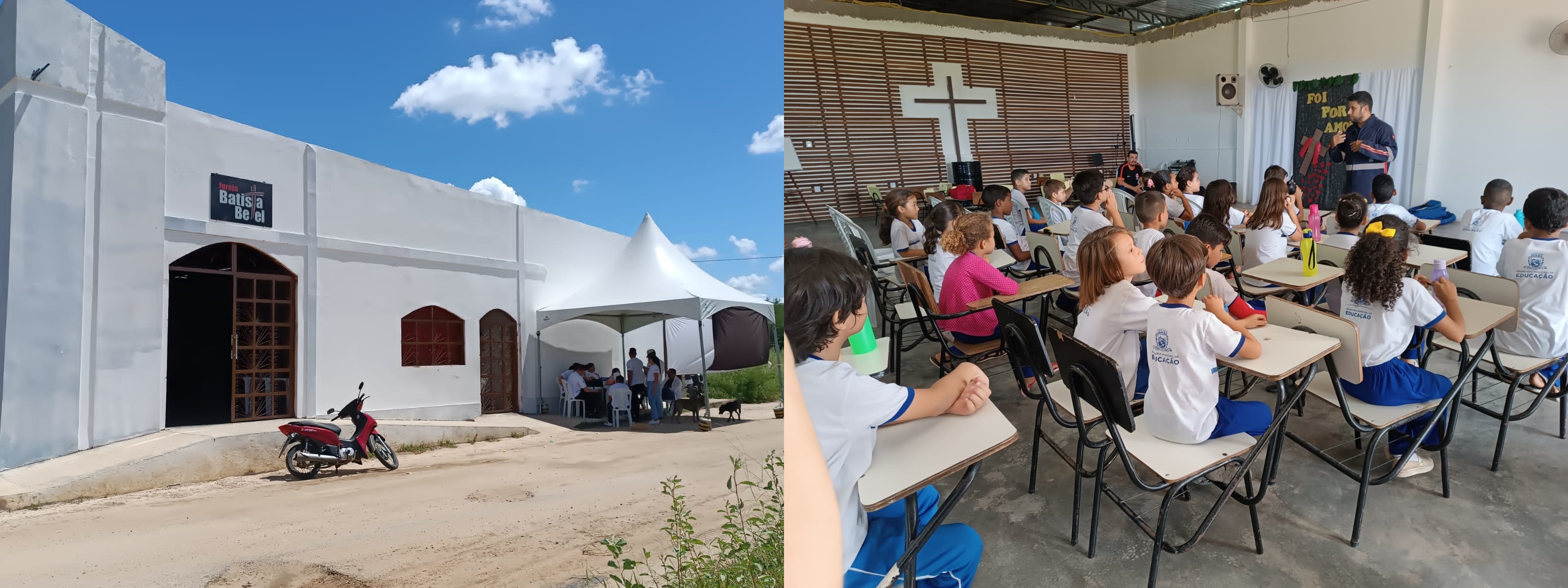 Igreja evangélica realiza dia de ação social para crianças da Rua do Meio e do Residencial Itatiunga, em Patos