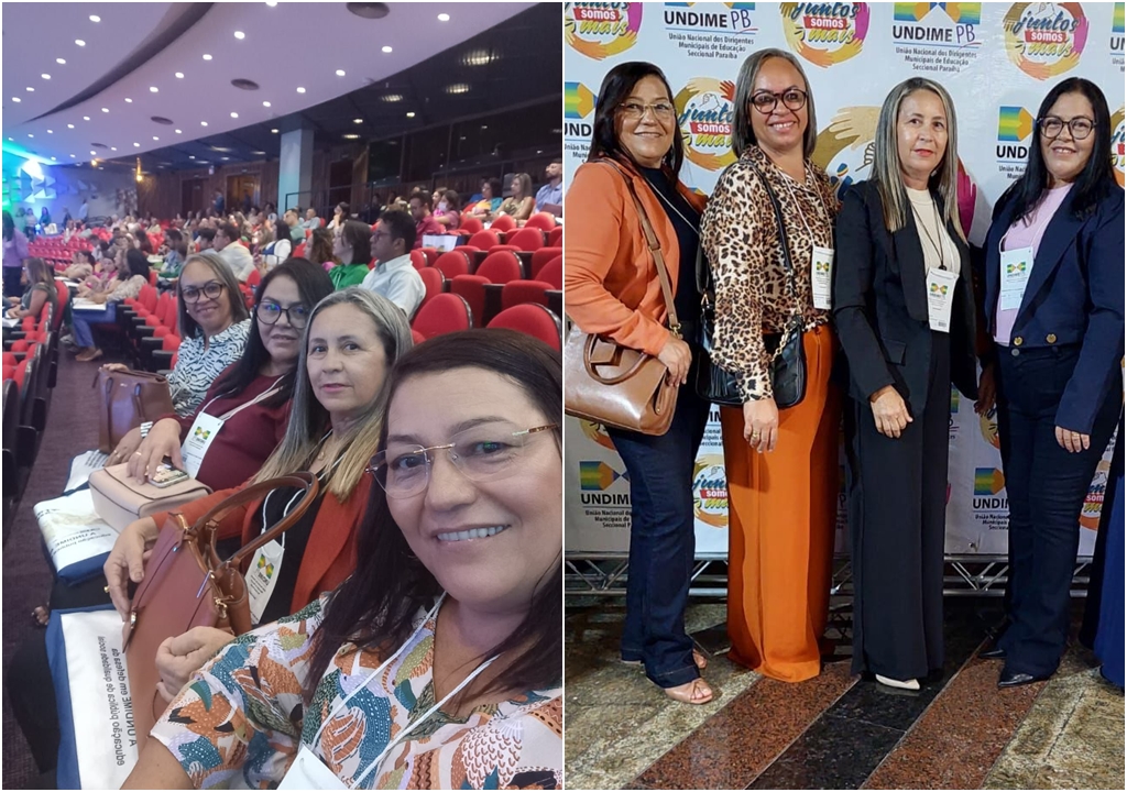 Secretária de Educação de São José do Bonfim e Coordenadoras marcam presença no Congresso da UNDIME/PB