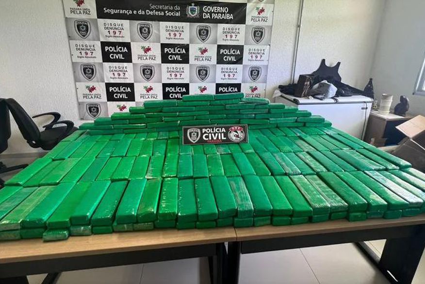 200 Kg de maconha são apreendidos durante operação policial em João Pessoa