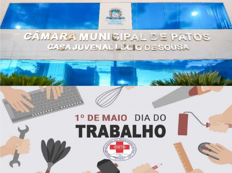 Câmara Municipal de Patos se congratula com trabalhadores(as) e aprova Voto de Aplausos pelo 1º de maio