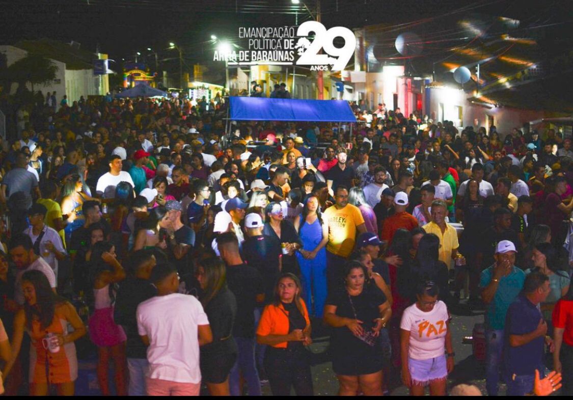 Comemorações dos 29 anos de Emancipação Política de Areia de Baraúnas é um sucesso
