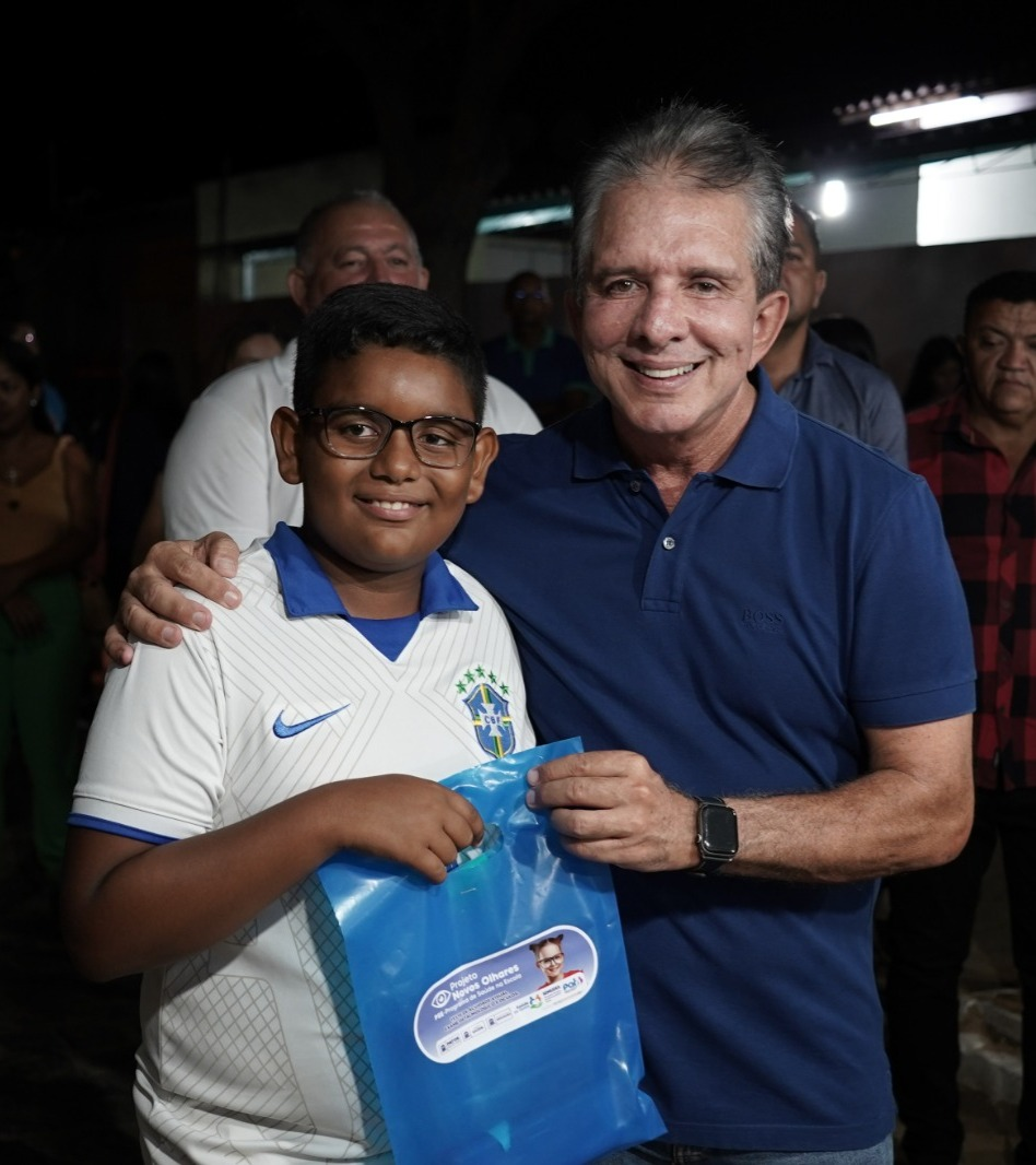 Prefeito Nabor contempla mais alunos com distribuição de óculos e inaugura reforma e ampliação da Escola Humberto Lucena