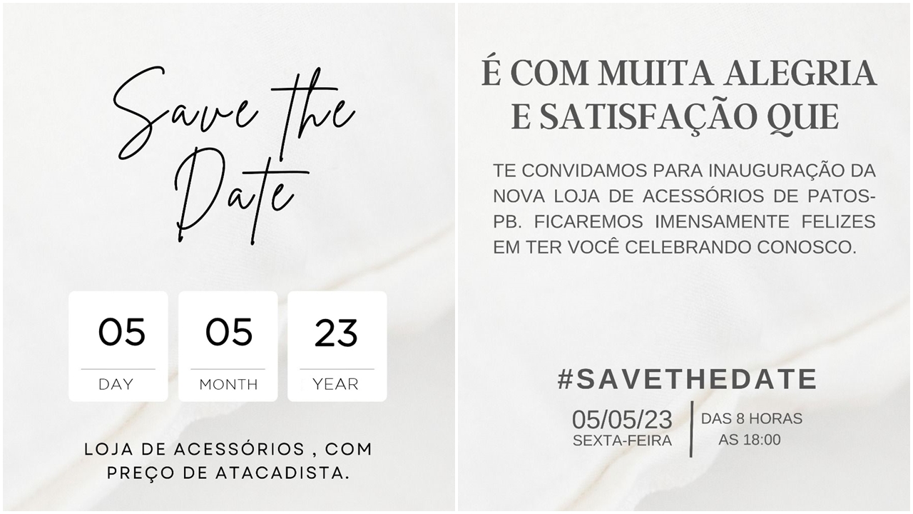 Best Acessórios será inaugurada nesta sexta-feira (05), na cidade de Patos. CONFIRA