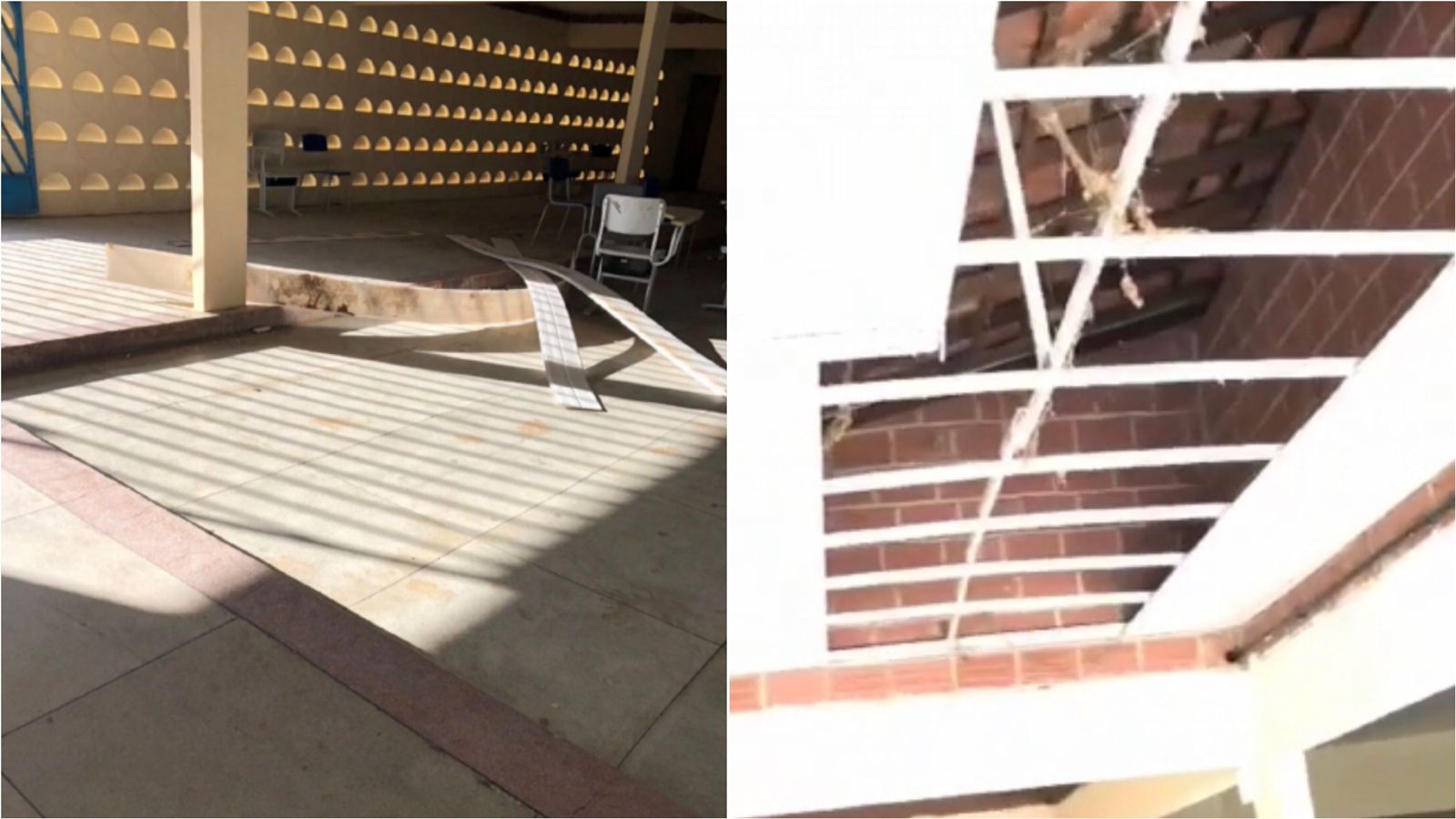 Forro da Escola Estadual ECI Cônego Machado vai ao chão no município de Passagem – PB