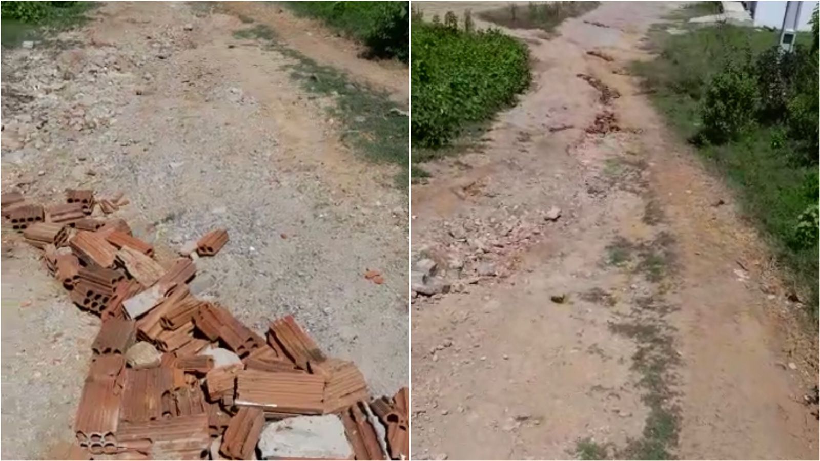 Morador da Rua Cabo José Benício, no Jardim Guanabara, improvisa 