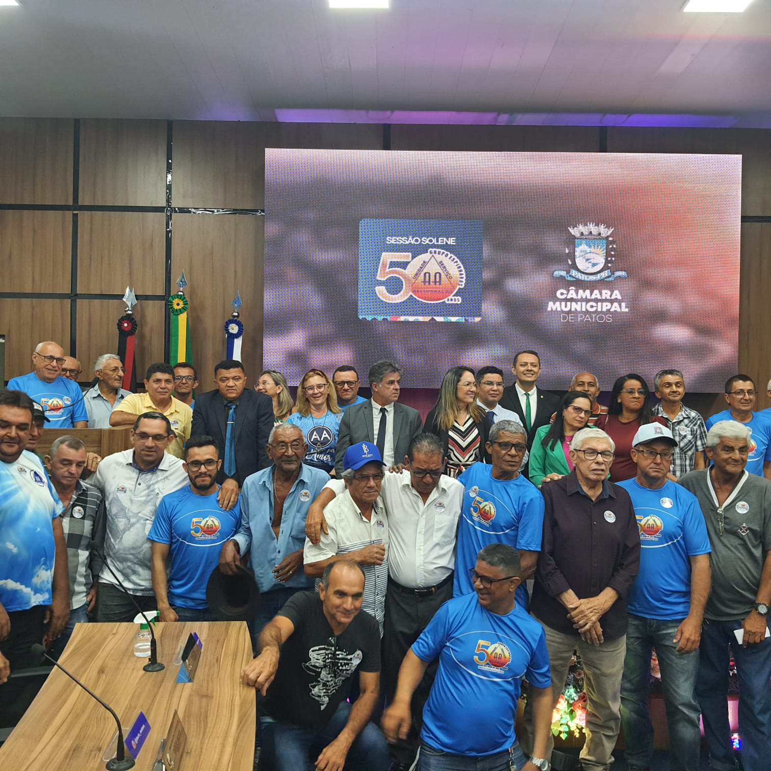 Câmara Municipal de Patos homenageia o Grupo Espinharas de Alcoólicos Anônimos pelos 50 anos de fundação. VÍDEO