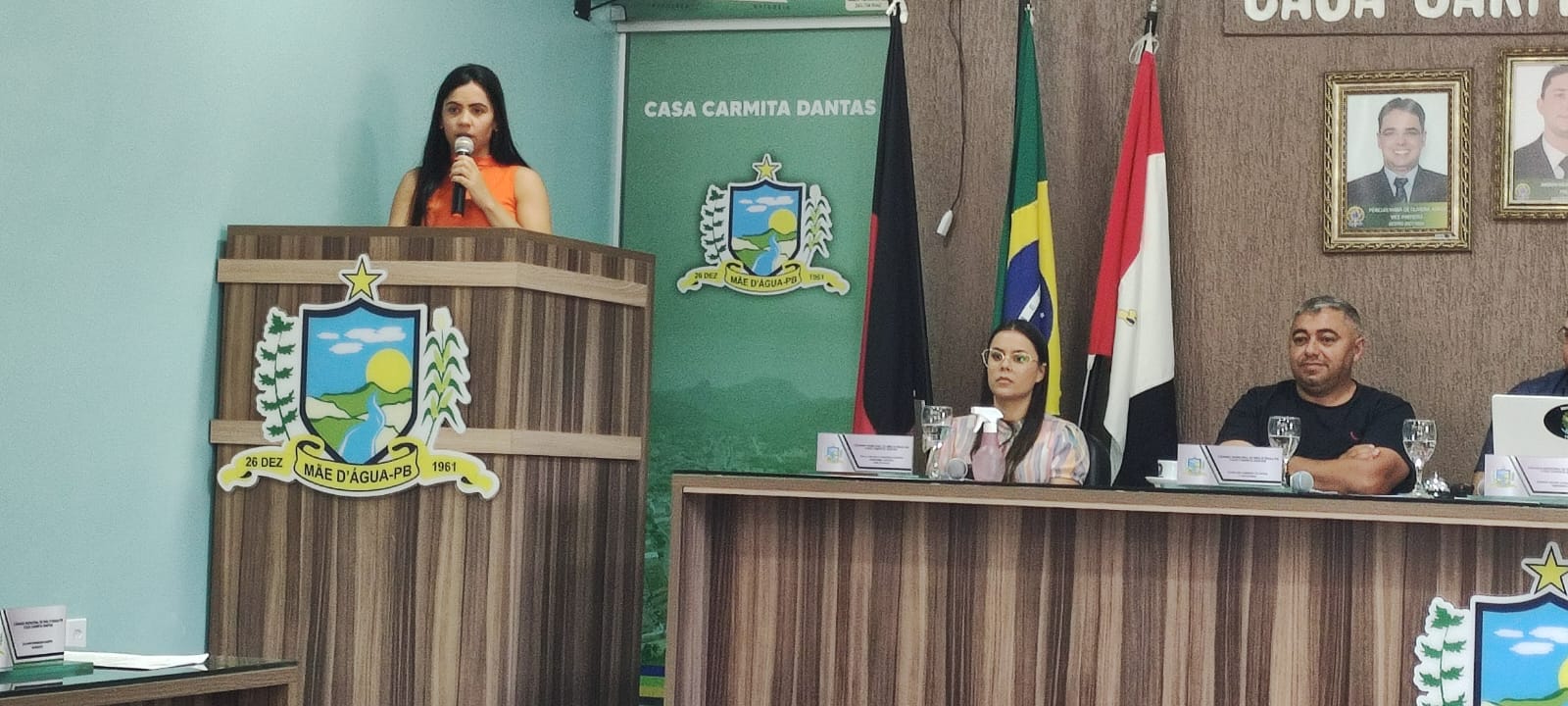 Presidente do CMDCA de Mãe d’Água divulga programação da Campanha Maio Laranja em Sessão na Câmara